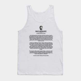 Sal's Apology Tank Top